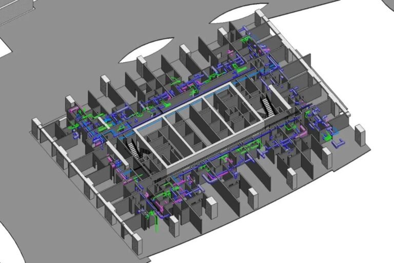 MEP BIM Modeling Services - Revit MEPs Model - Cresire