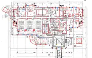 hotel-building-pdf-to-autocad-output