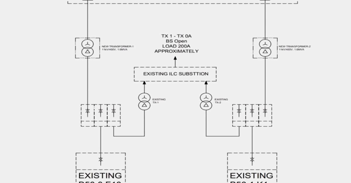 Single Line Diagram Drafting