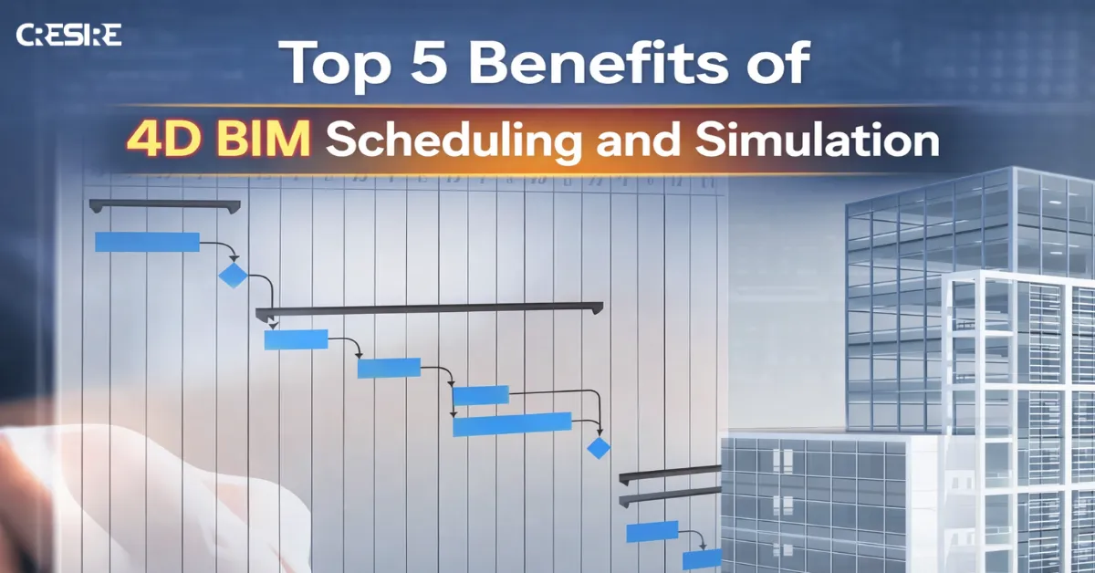 Top 5 Benefits of 4D BIM Scheduling and Simulation