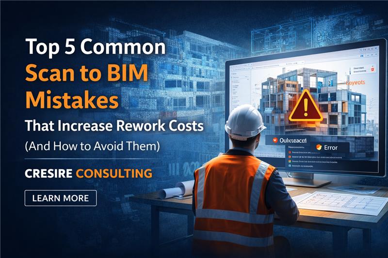 Top 5 Common Scan to BIM Mistakes That Increase Rework Costs